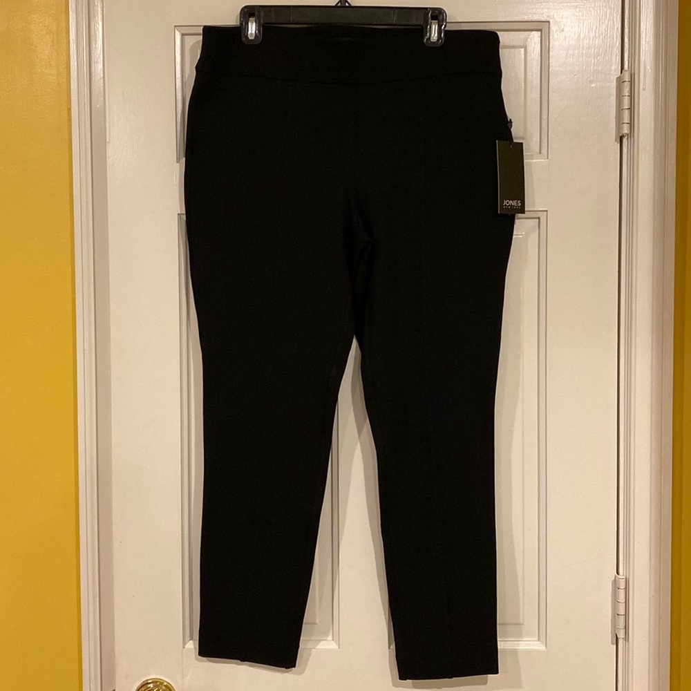 JONES NEW YORK Women’s Compression Pant Black Size Large NWT - Picture 2 of 5